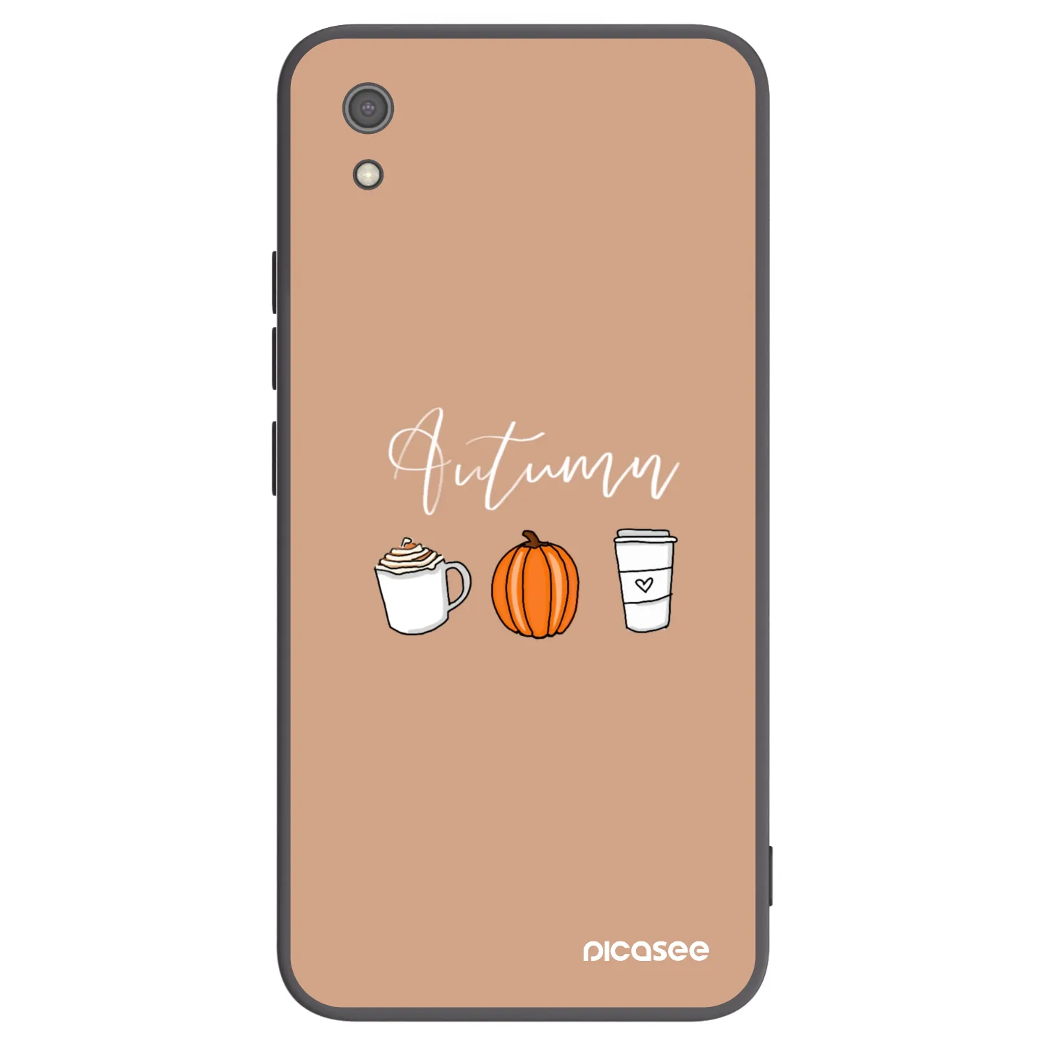 Picasee silikonový černý obal pro Xiaomi Redmi 7A - Autumn