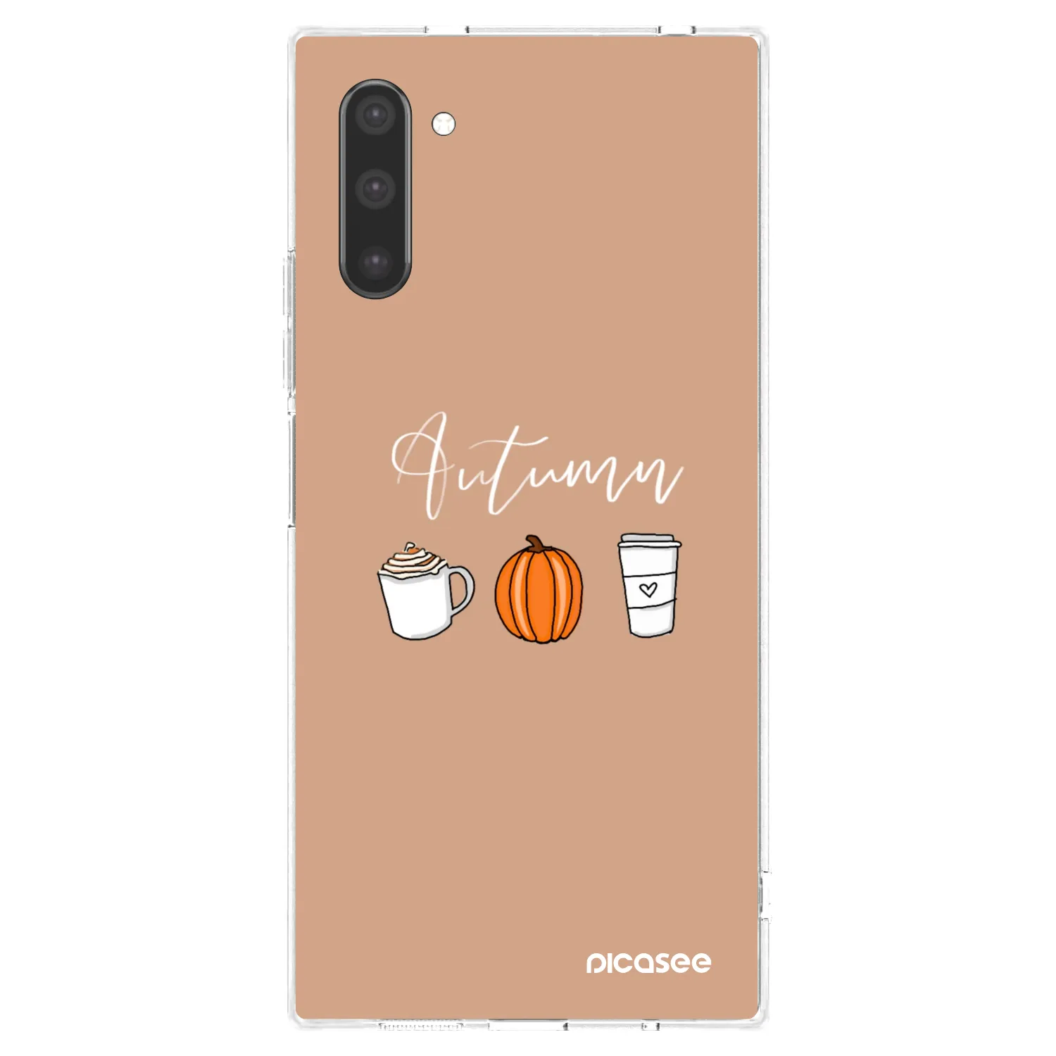 Picasee silikonový průhledný obal pro Samsung Galaxy Note 10 N970F - Autumn