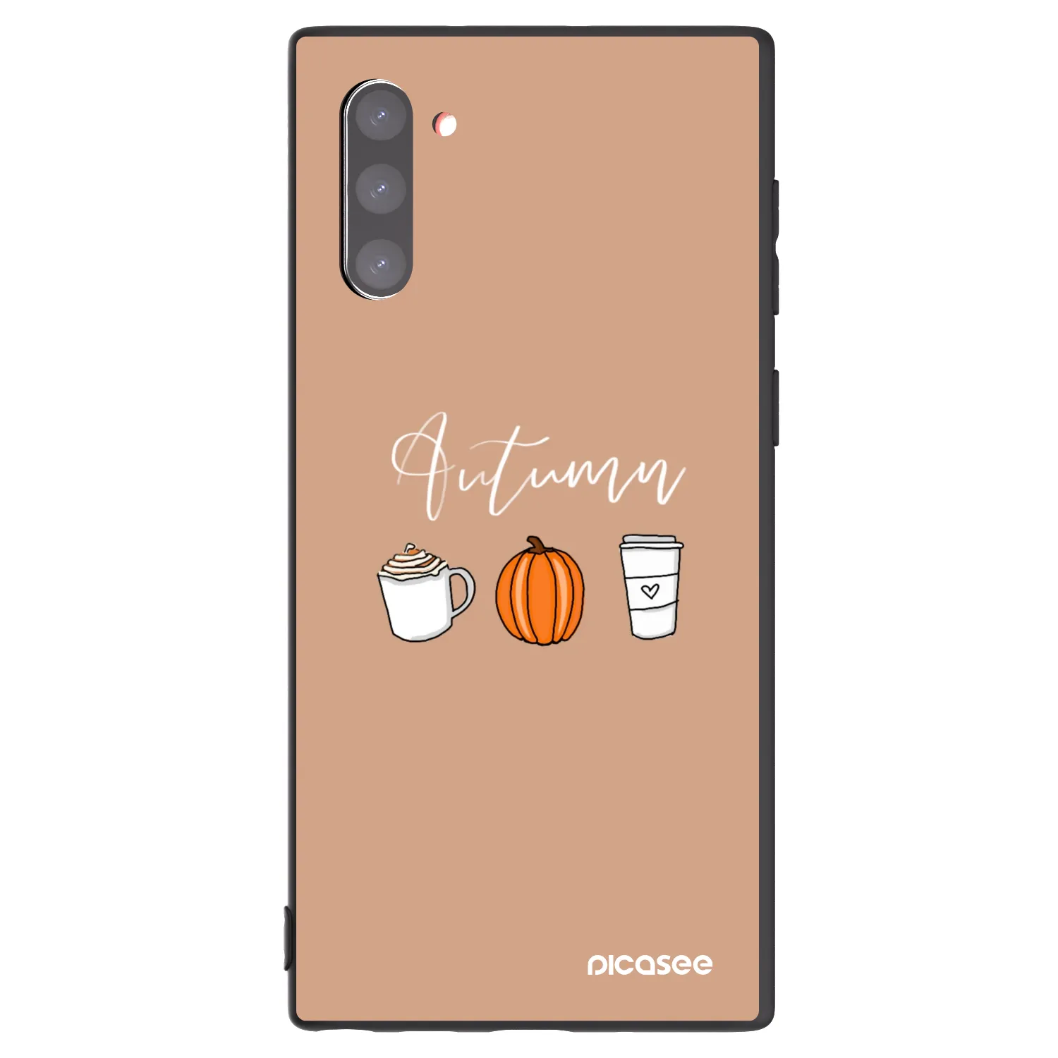Picasee silikonový černý obal pro Samsung Galaxy Note 10 N970F - Autumn