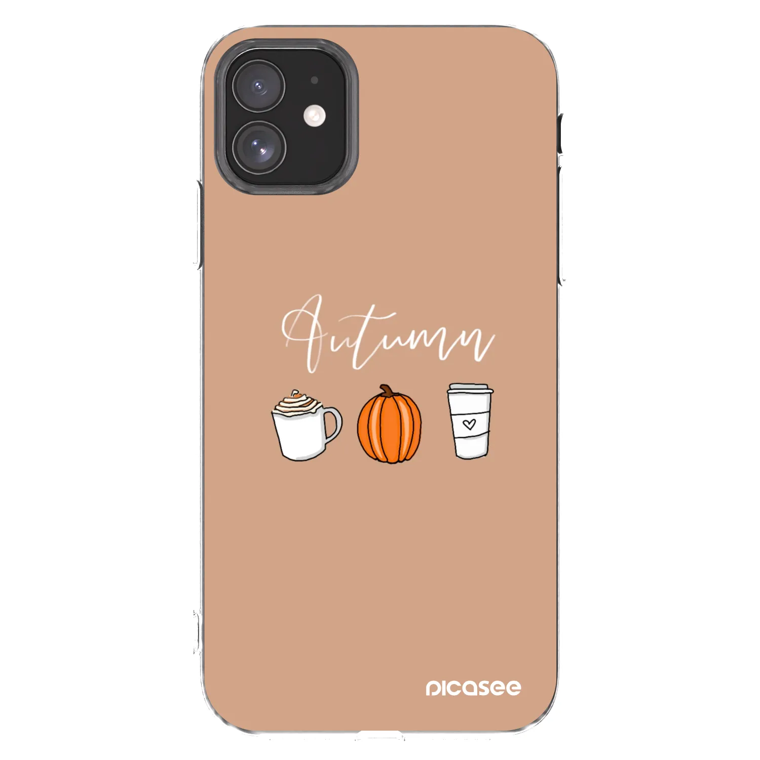 Picasee silikonový průhledný obal pro Apple iPhone 11 - Autumn