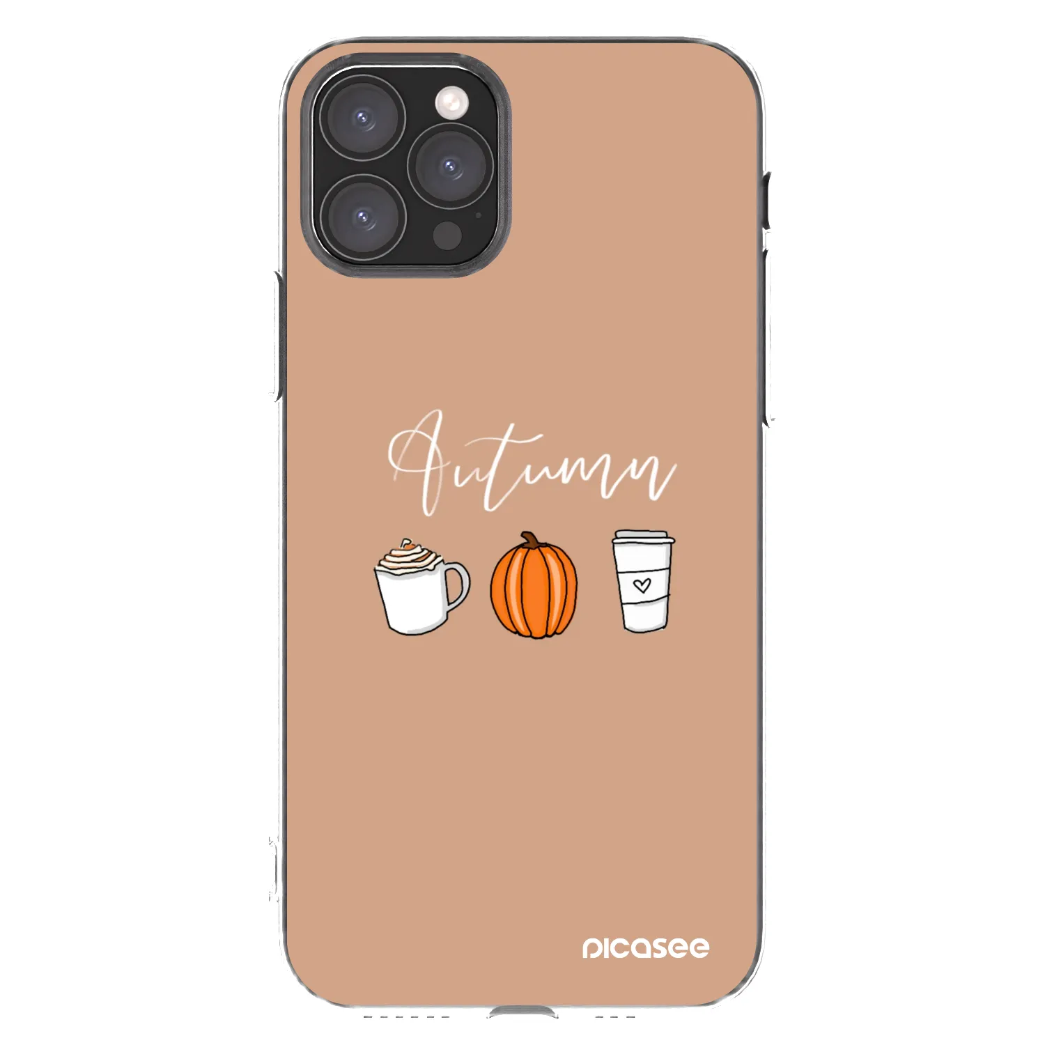 Picasee silikonový průhledný obal pro Apple iPhone 11 Pro - Autumn