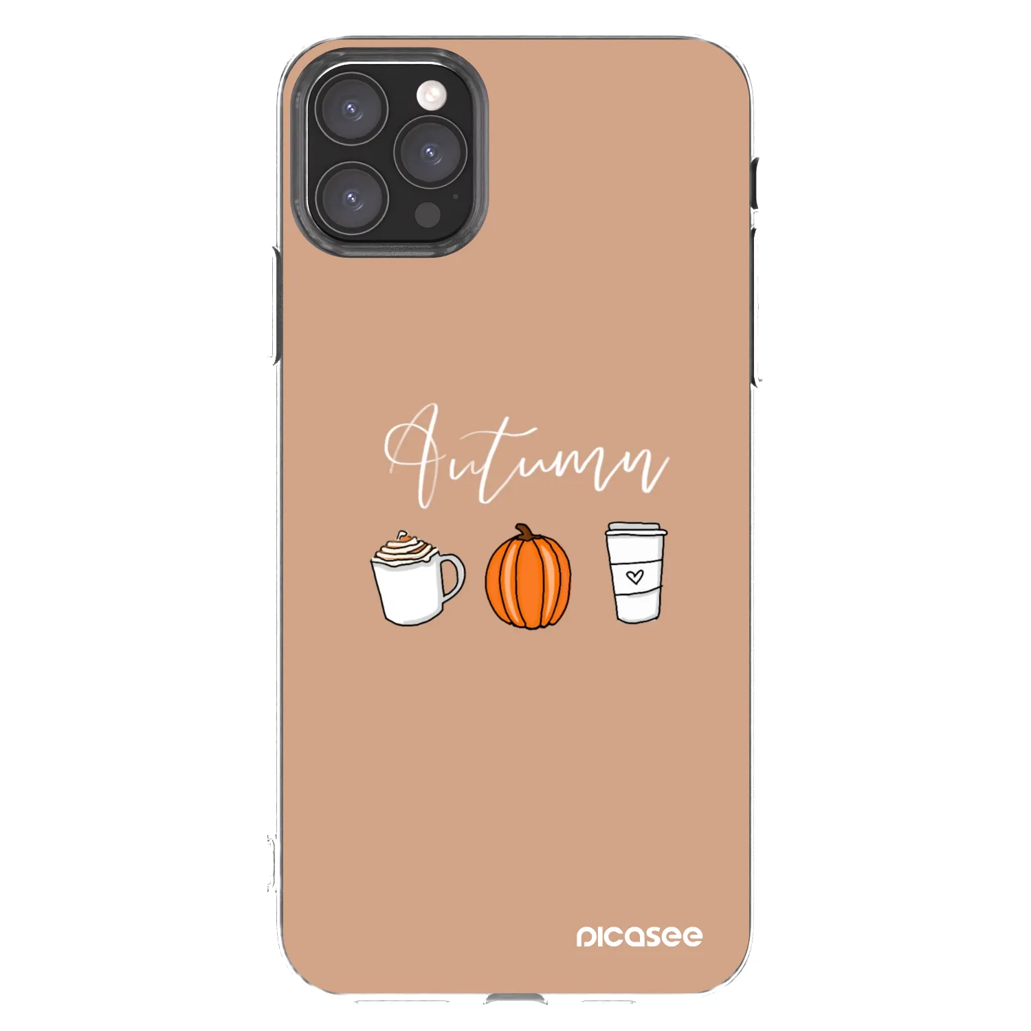 Picasee silikonový průhledný obal pro Apple iPhone 11 Pro Max - Autumn
