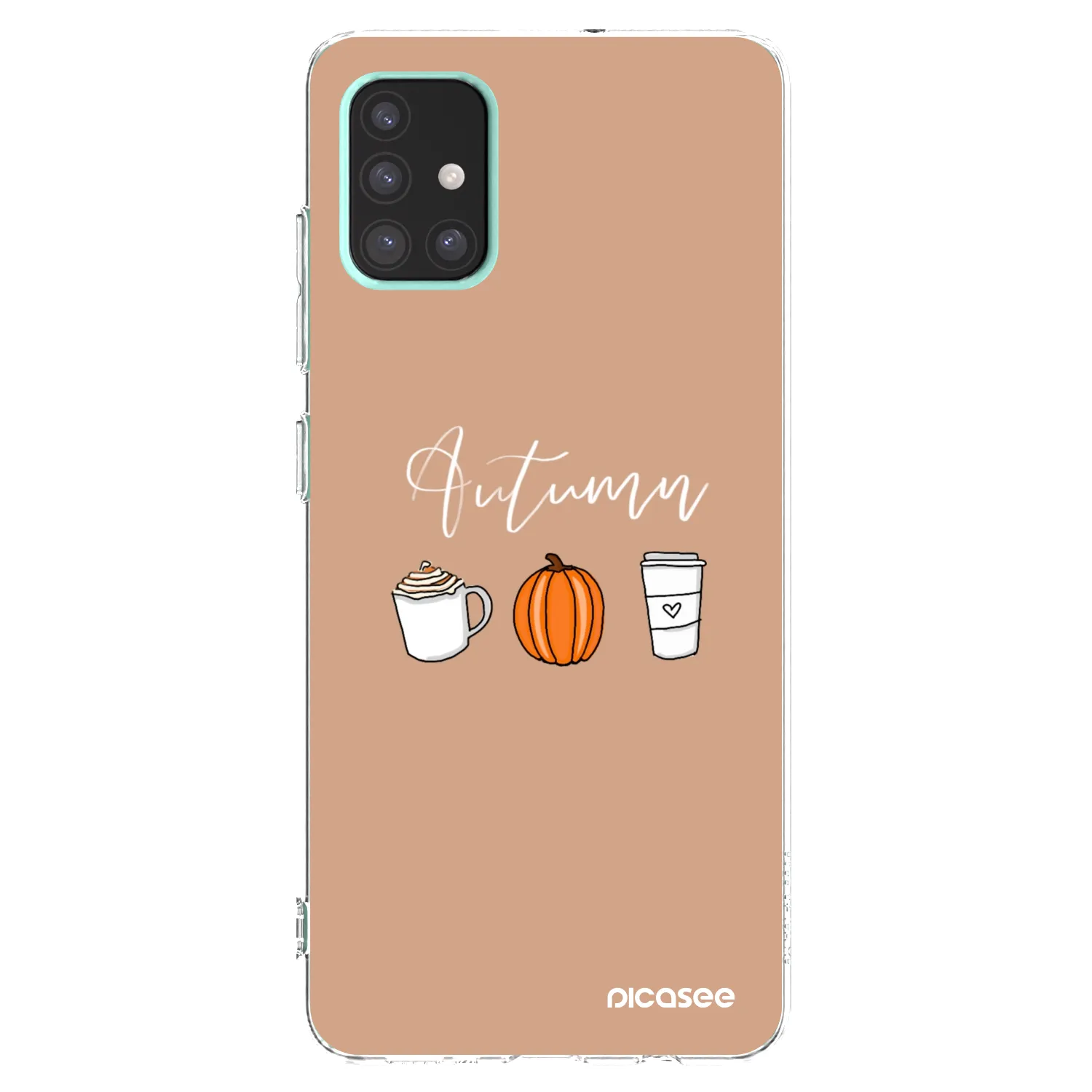 Picasee silikonový průhledný obal pro Samsung Galaxy A51 A515F - Autumn