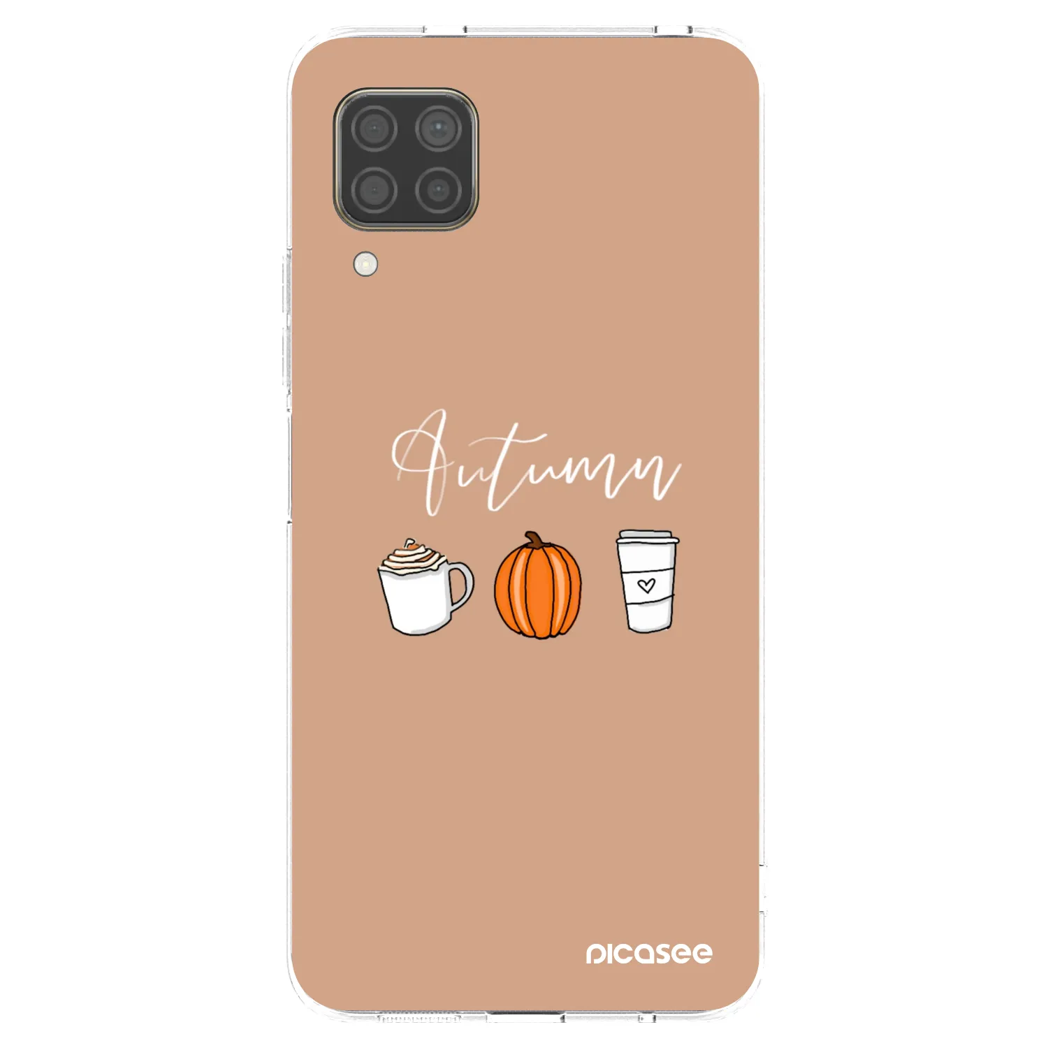Picasee silikonový průhledný obal pro Huawei P40 Lite - Autumn