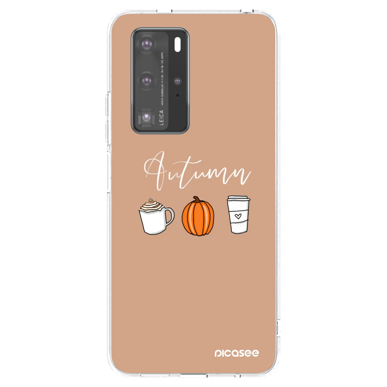Picasee silikonový průhledný obal pro Huawei P40 Pro - Autumn