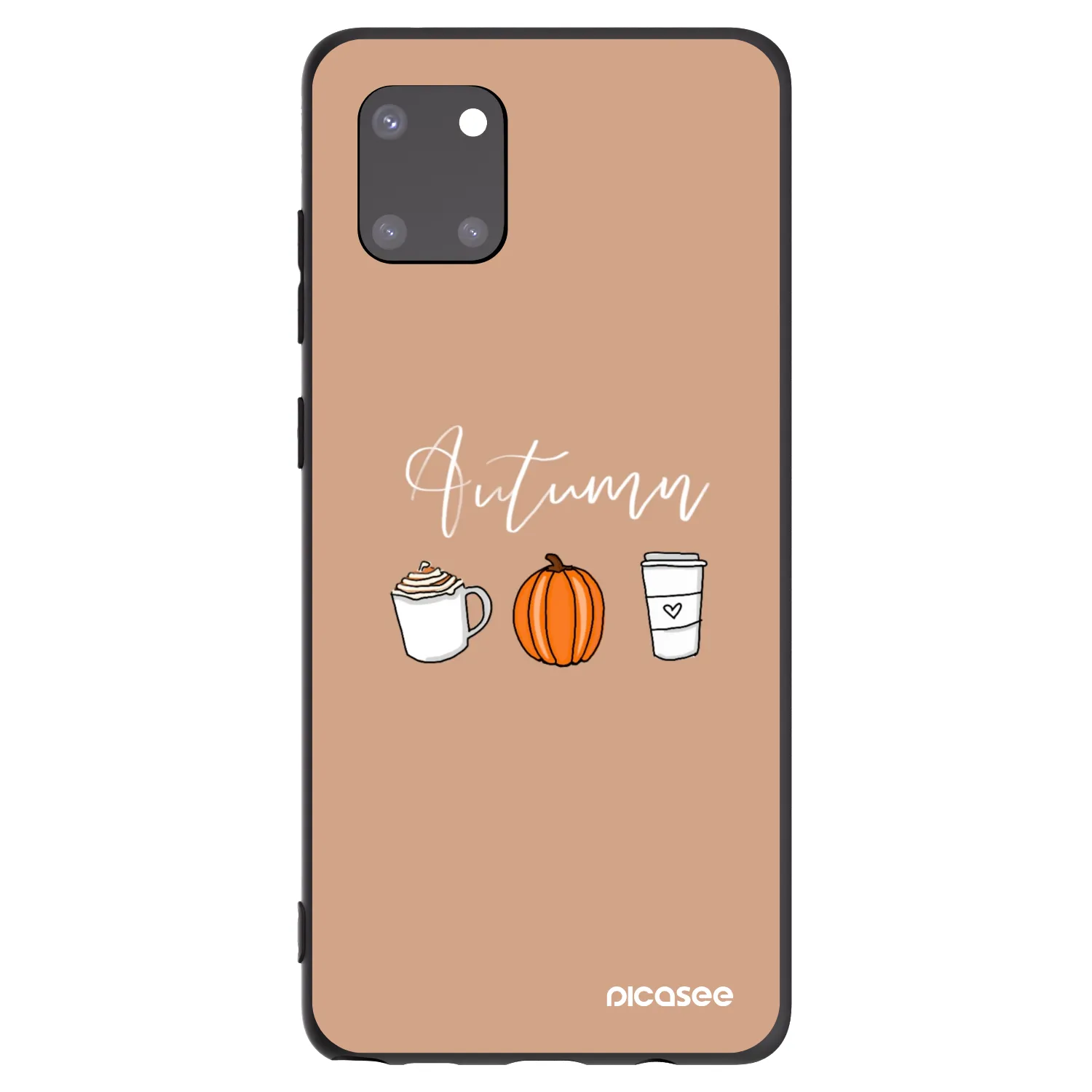 Picasee silikonový černý obal pro Samsung Galaxy Note 10 Lite N770F - Autumn