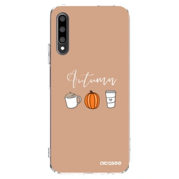 Picasee silikonový průhledný obal pro Honor 9X Pro - Autumn