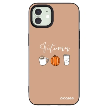 Picasee silikonový černý obal pro Apple iPhone 12 - Autumn