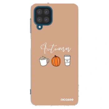Picasee silikonový průhledný obal pro Samsung Galaxy A12 A125F - Autumn