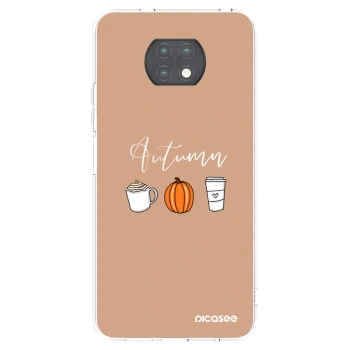 Picasee silikonový průhledný obal pro Xiaomi Redmi Note 9T - Autumn