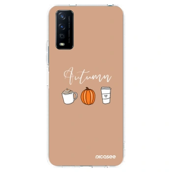 Picasee silikonový průhledný obal pro Vivo Y11s - Autumn