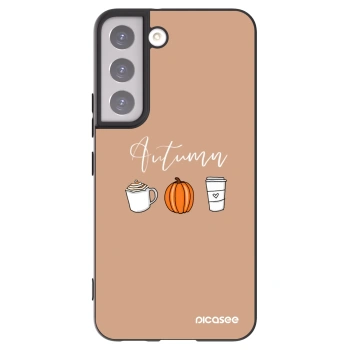 Picasee silikonový černý obal pro Samsung Galaxy S22 5G - Autumn