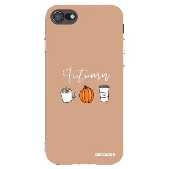 Picasee silikonový průhledný obal pro Apple iPhone SE 2022 - Autumn