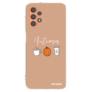 Picasee silikonový průhledný obal pro Samsung Galaxy A13 4G A135 - Autumn