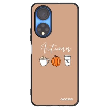 Picasee silikonový černý obal pro Honor X7 - Autumn