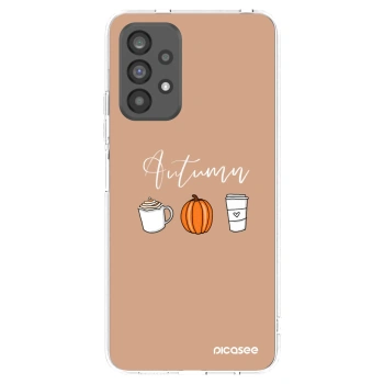 Picasee silikonový průhledný obal pro Samsung Galaxy A73 5G - Autumn