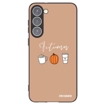 Picasee silikonový černý obal pro Samsung Galaxy S23+ 5G - Autumn