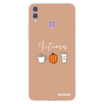 Picasee silikonový průhledný obal pro Honor 8X - Autumn