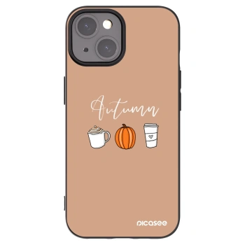 Picasee silikonový černý obal pro Apple iPhone 15 - Autumn