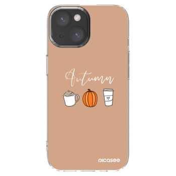 Picasee silikonový průhledný obal pro Apple iPhone 15 - Autumn