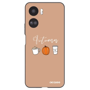 Picasee silikonový černý obal pro Honor 90 Lite 5G - Autumn