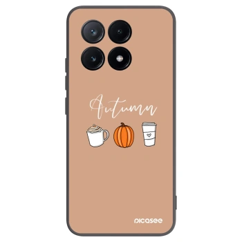Picasee silikonový černý obal pro Xiaomi Poco X6 Pro - Autumn