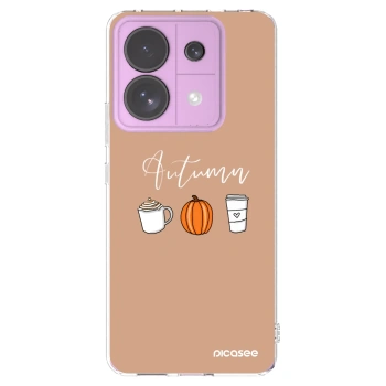 Picasee silikonový průhledný obal pro Xiaomi Redmi Note 13 Pro 5G - Autumn