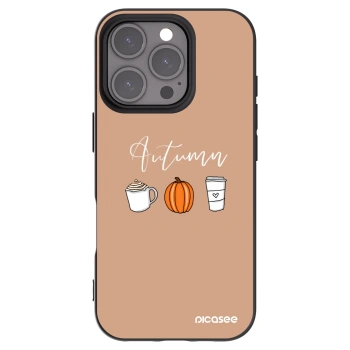 Picasee silikonový černý obal pro Apple iPhone 16 Pro - Autumn