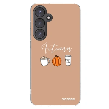 Picasee silikonový průhledný obal pro Samsung Galaxy S24 FE S721B - Autumn