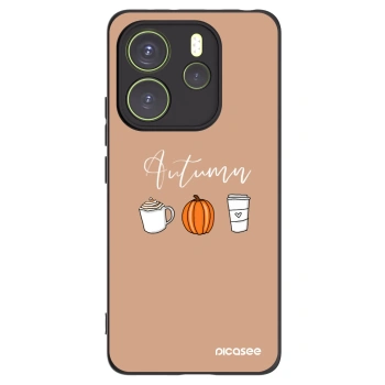 Picasee silikonový černý obal pro Xiaomi Redmi Note 14 4G - Autumn