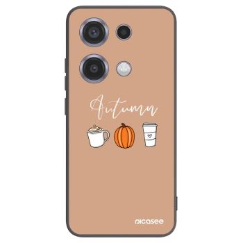 Picasee silikonový černý obal pro Xiaomi Redmi Note 14S - Autumn