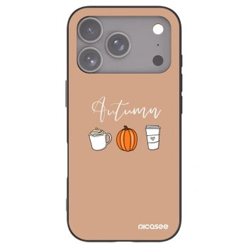 Picasee silikonový černý obal pro Apple iPhone 17 Pro - Autumn