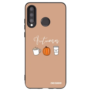Picasee silikonový černý obal pro Huawei P30 Lite - Autumn