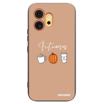 Picasee silikonový černý obal pro Honor 600 - Autumn