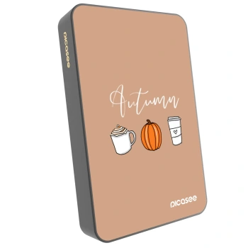 Picasee Powerbanka s MagSafe 10 000 mAh Šedá - Autumn