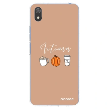 Picasee silikonový průhledný obal pro Xiaomi Redmi 7A - Autumn