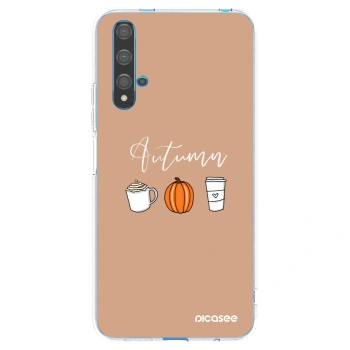 Picasee silikonový průhledný obal pro Huawei Nova 5T - Autumn