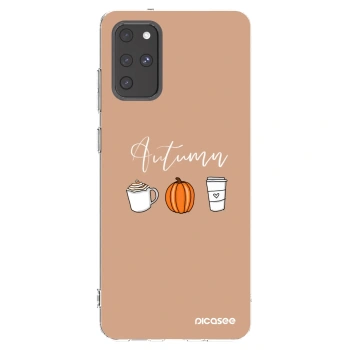 Picasee silikonový průhledný obal pro Samsung Galaxy S20+ G985F - Autumn