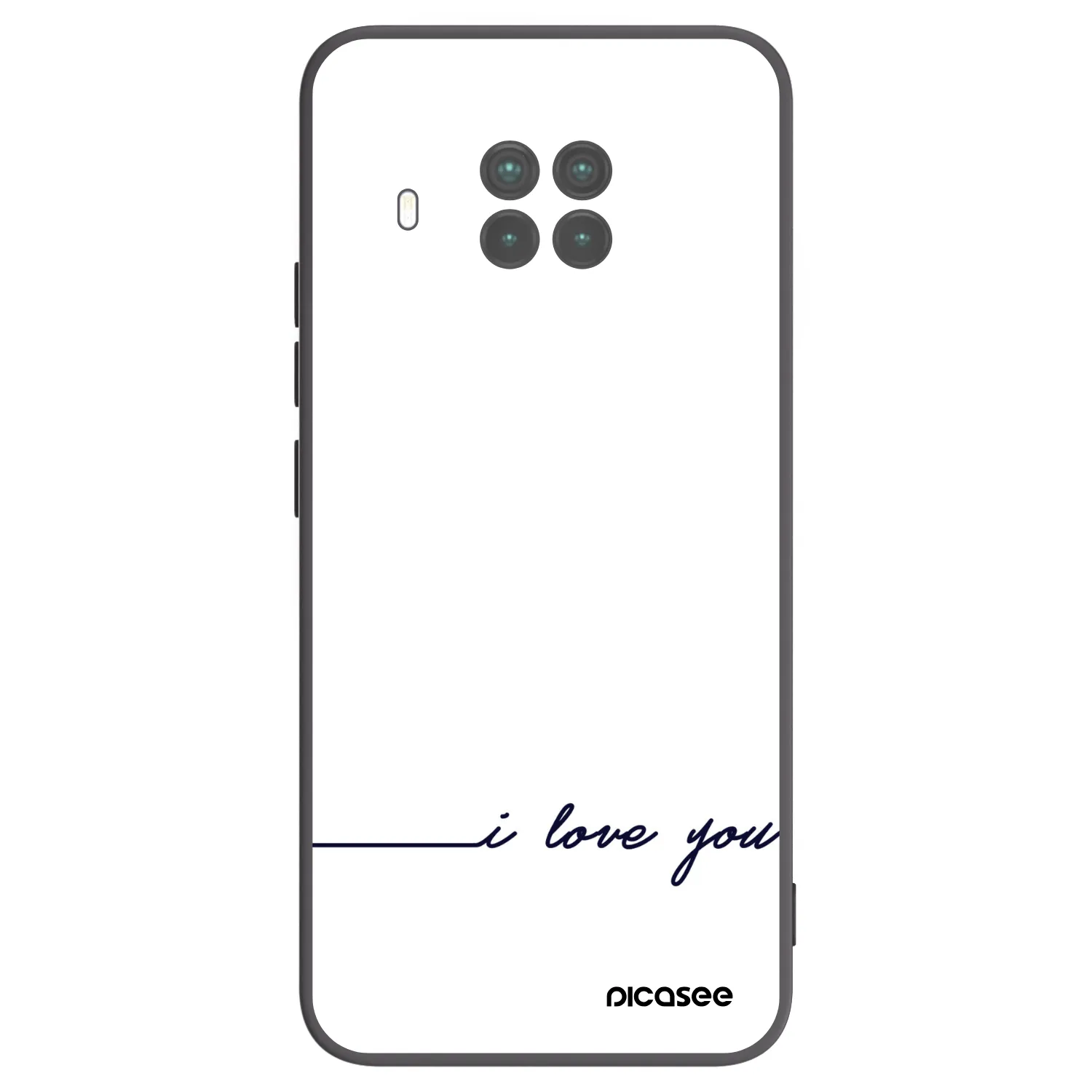 Picasee silikonový černý obal pro Xiaomi Mi 10T Lite - Miluji tě