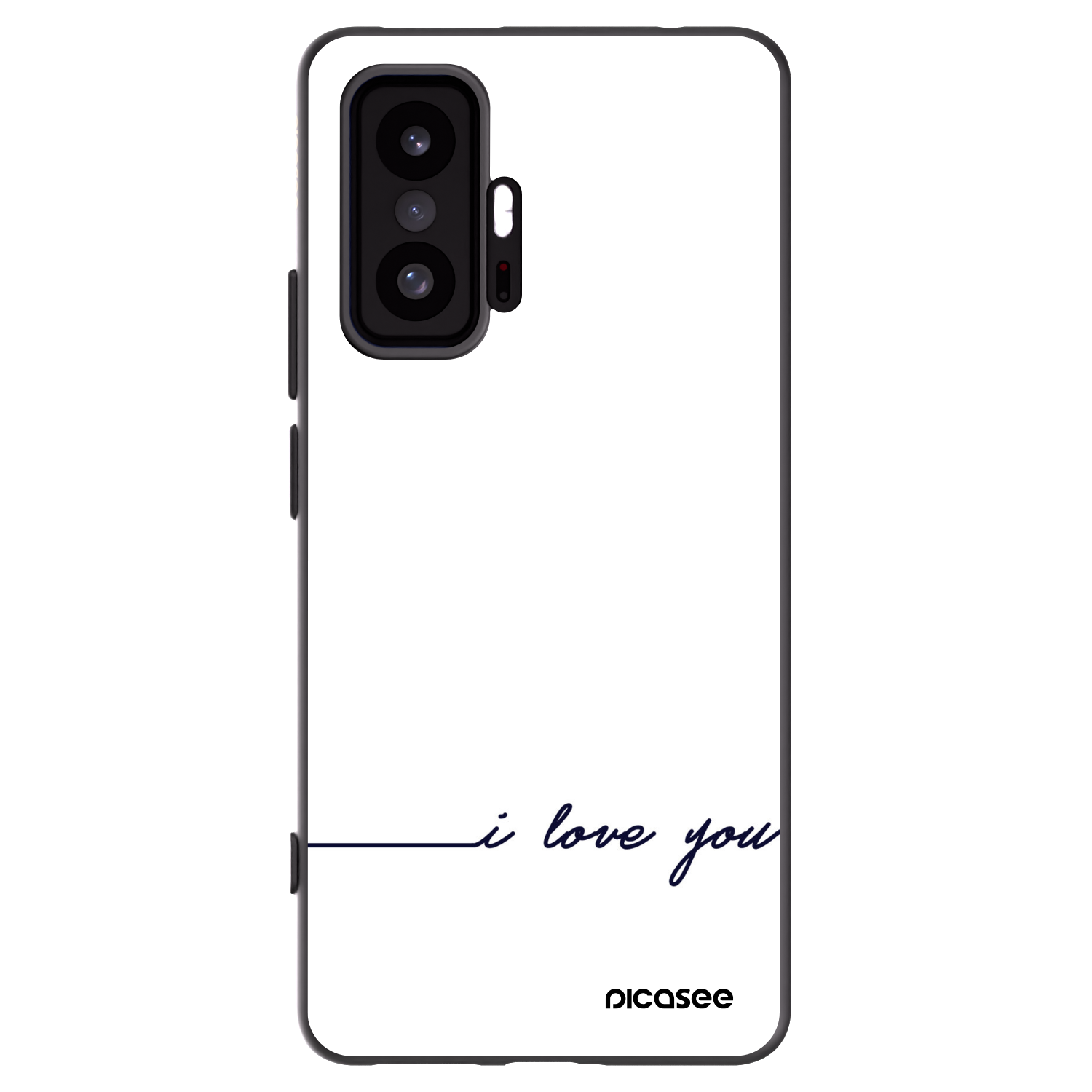 Picasee silikonový černý obal pro Xiaomi 11T Pro - Miluji tě