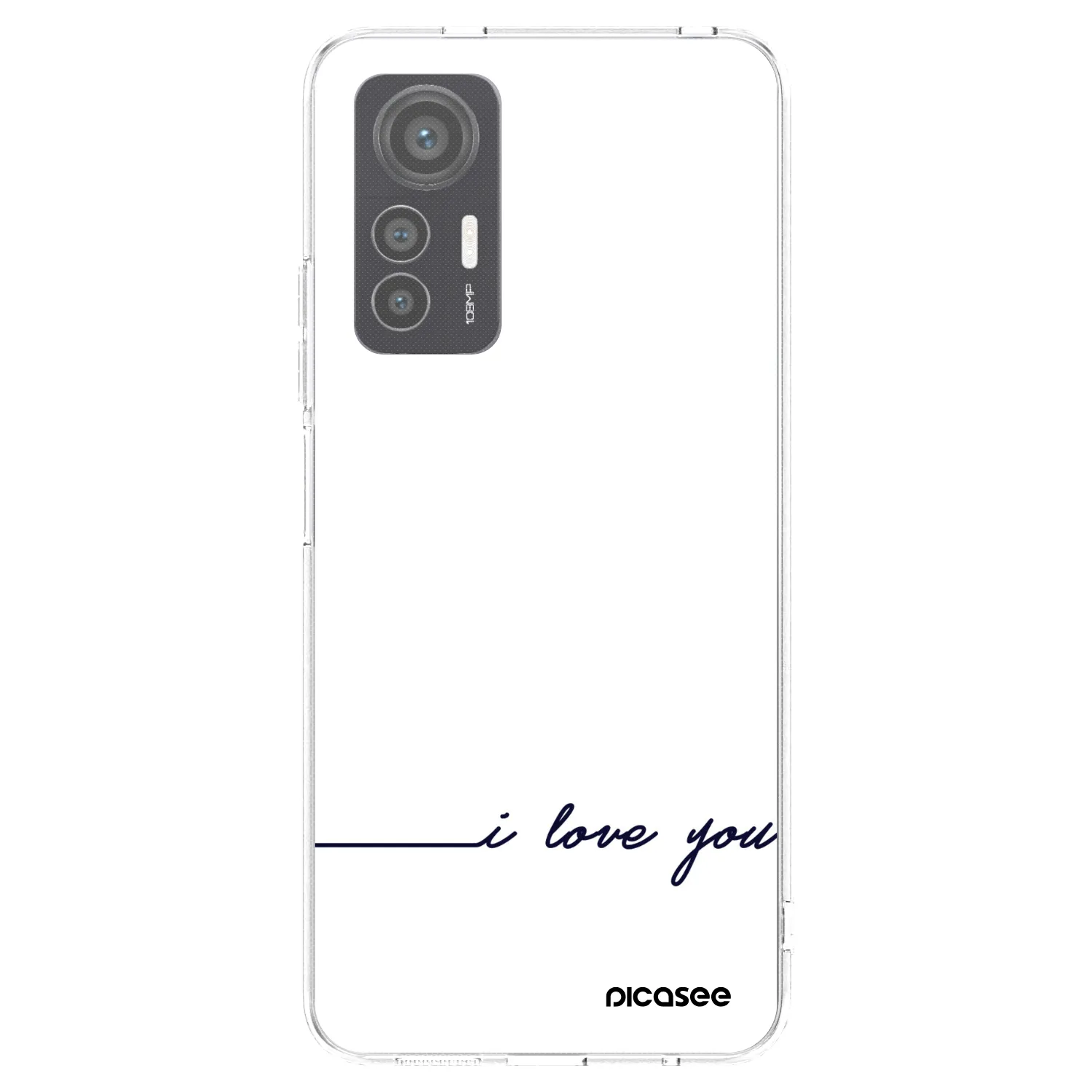 Picasee silikonový průhledný obal pro Xiaomi 12 Lite - Miluji tě
