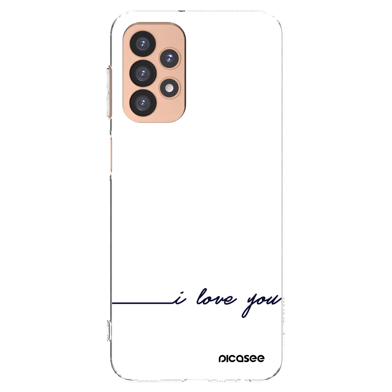 Picasee silikonový průhledný obal pro Samsung Galaxy A23 A236B 5G - Miluji tě