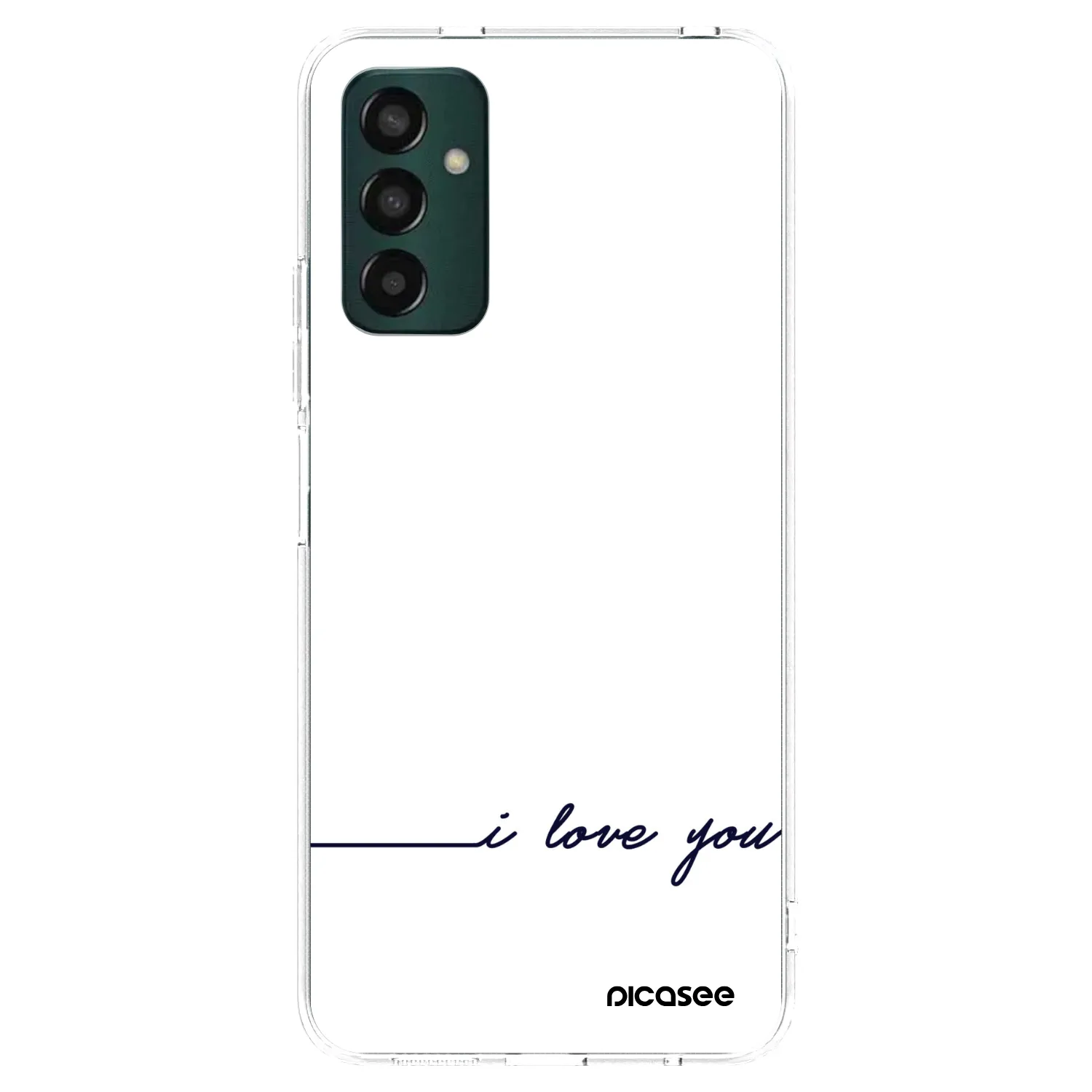 Picasee silikonový průhledný obal pro Samsung Galaxy M23 5G - Miluji tě