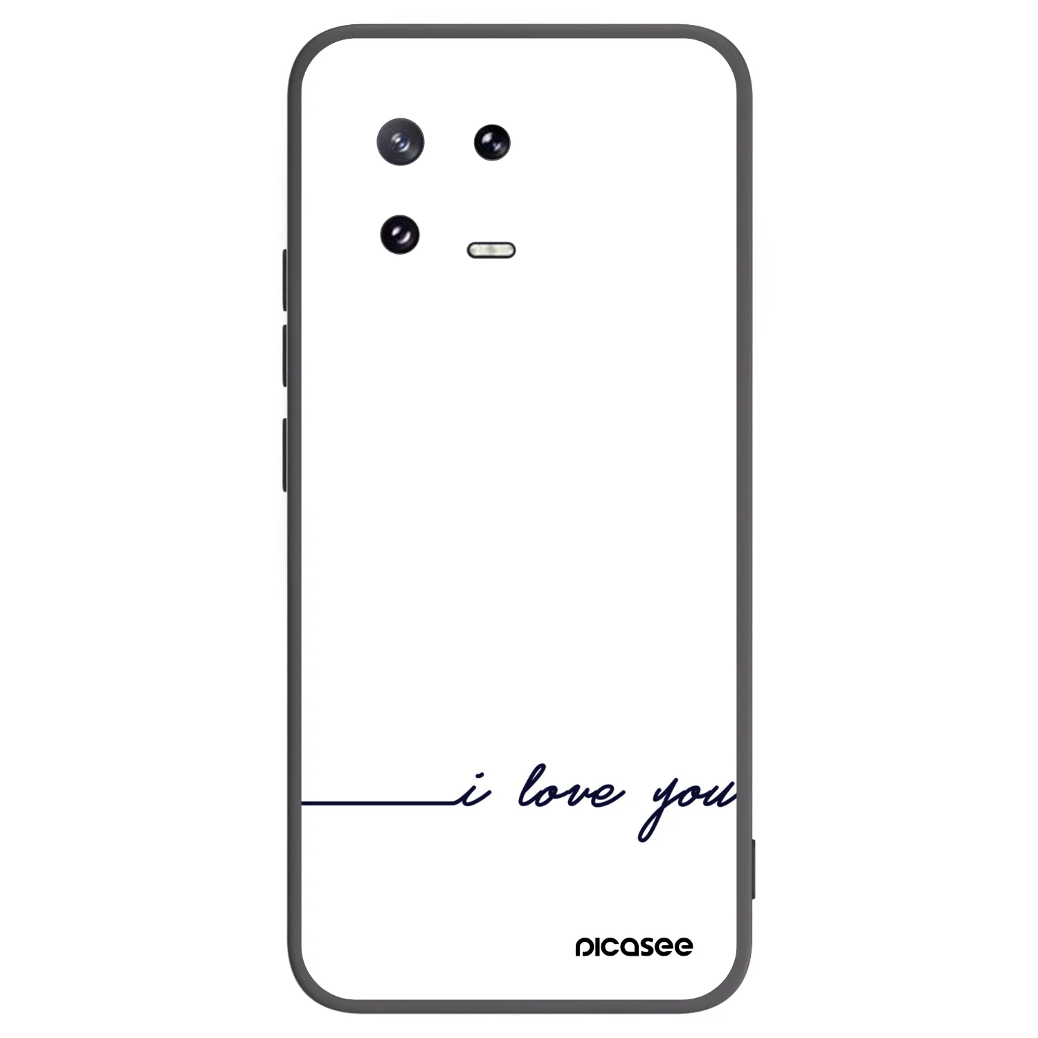 Picasee silikonový černý obal pro Xiaomi 13 Pro - Miluji tě