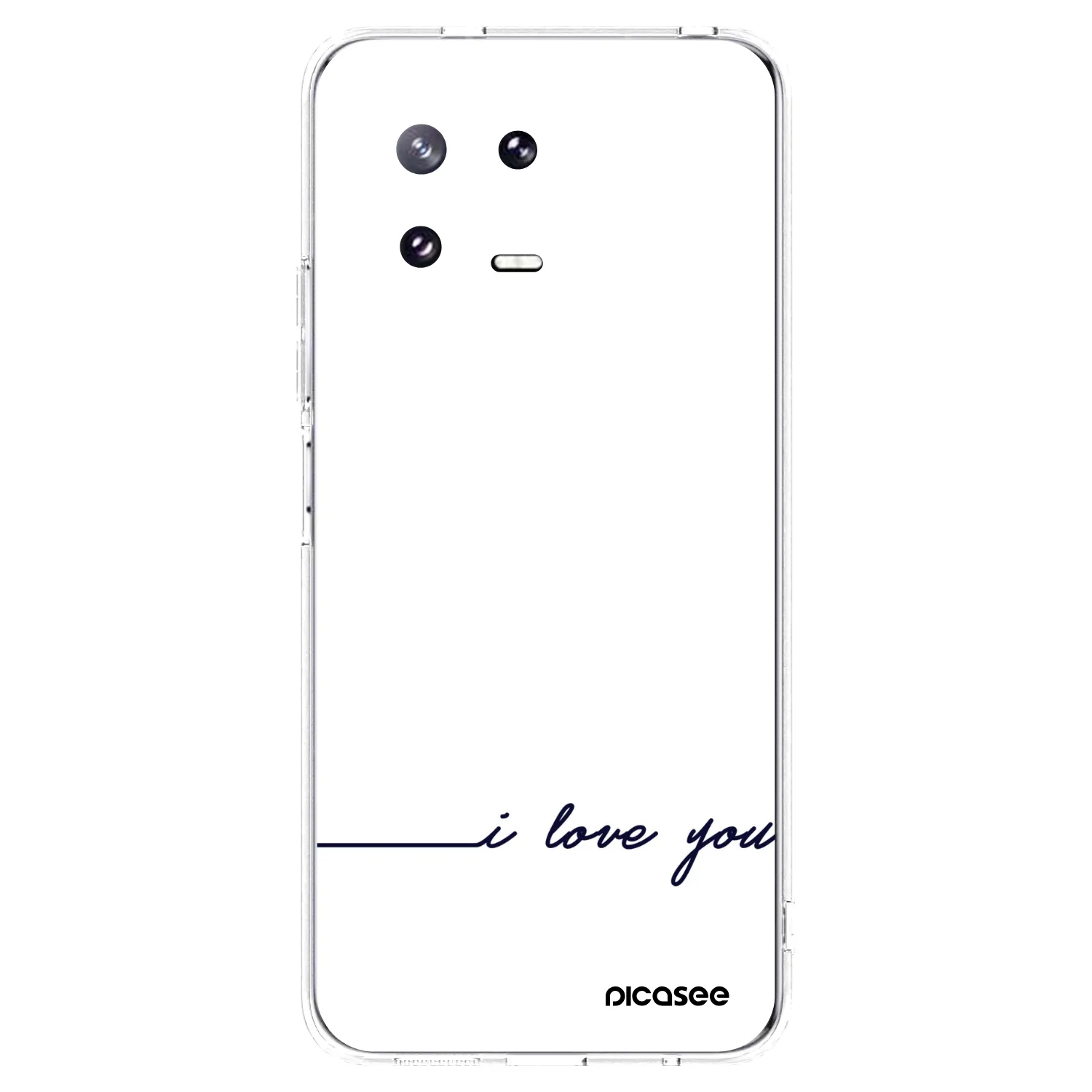 Picasee silikonový průhledný obal pro Xiaomi 13 Pro - Miluji tě