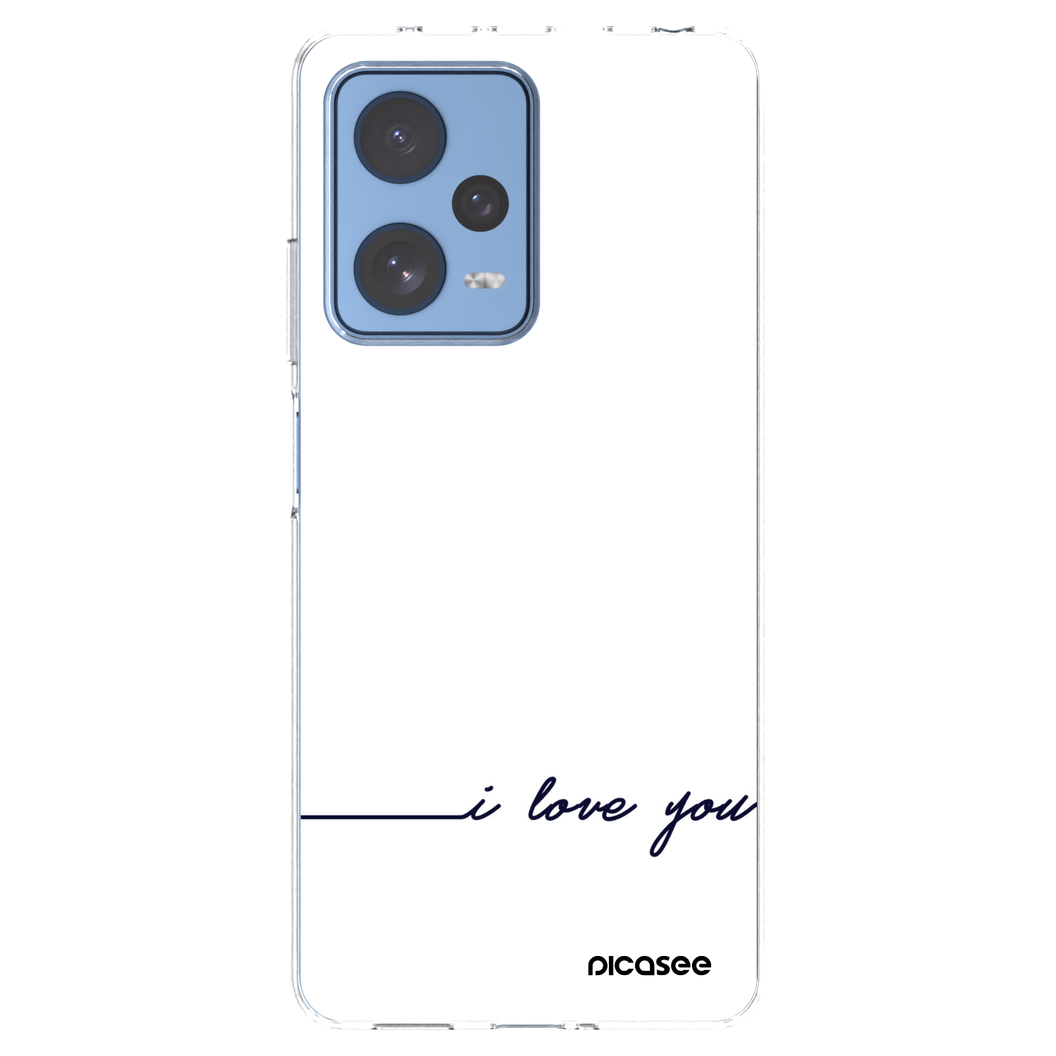 Picasee silikonový průhledný obal pro Xiaomi Redmi Note 12 Pro 5G - Miluji tě