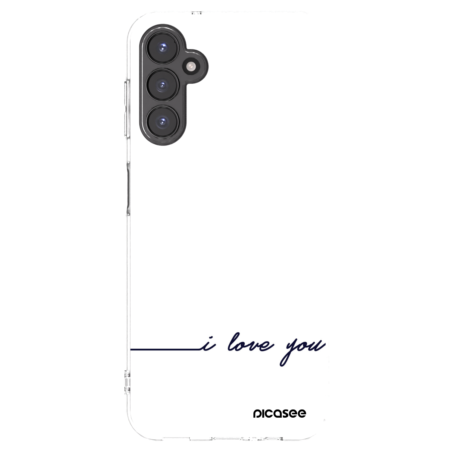 Picasee silikonový průhledný obal pro Samsung Galaxy A14 4G A145R - Miluji tě