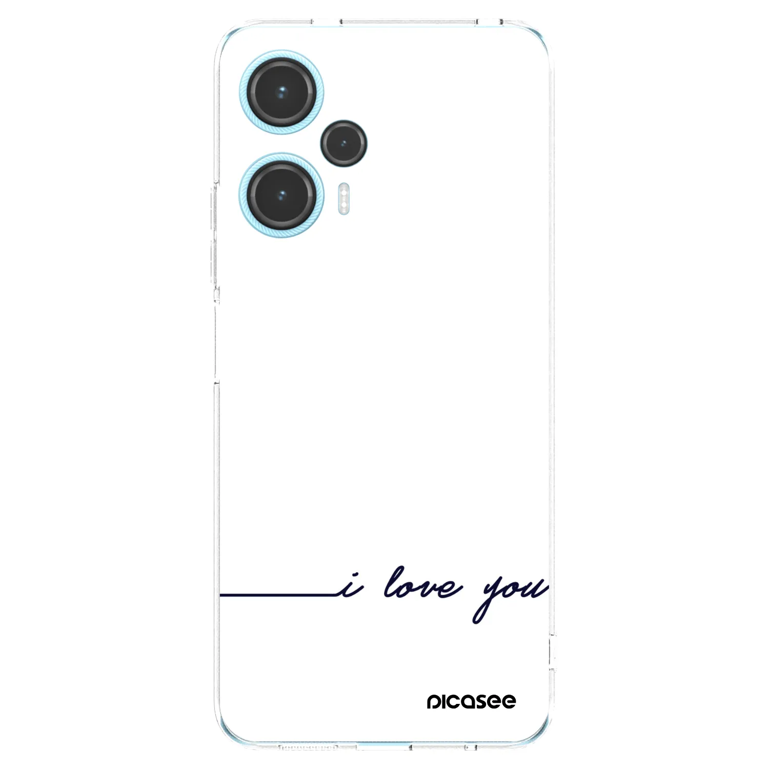 Picasee silikonový průhledný obal pro Xiaomi Poco F5 - Miluji tě