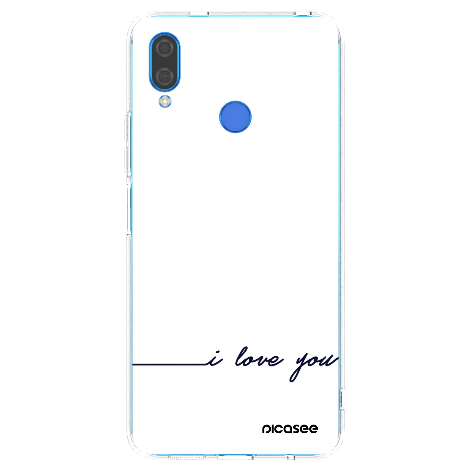 Picasee silikonový průhledný obal pro Huawei Nova 3i - Miluji tě