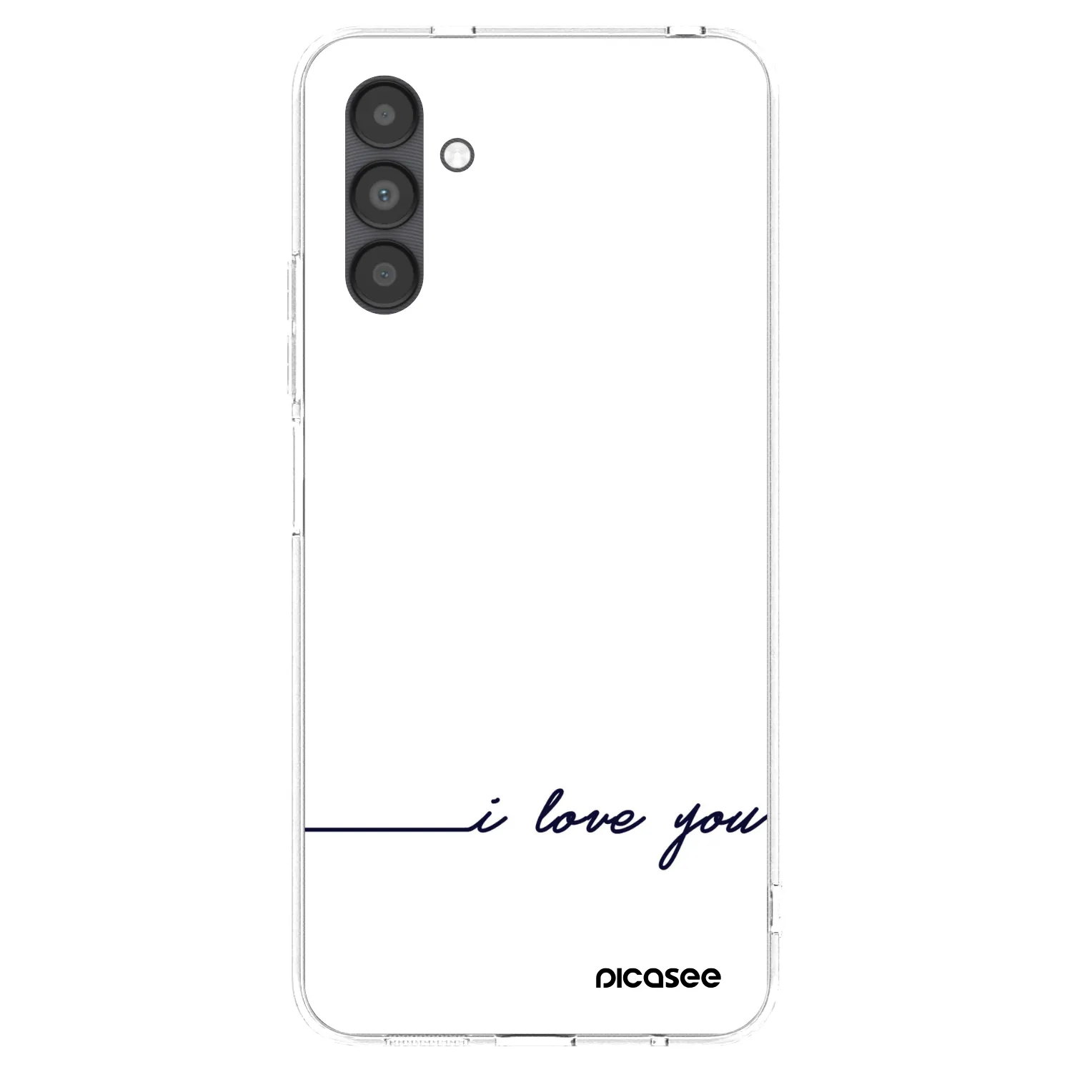 Picasee silikonový průhledný obal pro Samsung Galaxy A04s A047F - Miluji tě